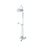Gentry Home Mayfair Bateria wannowo-natryskowa ścienna Chrom 8060