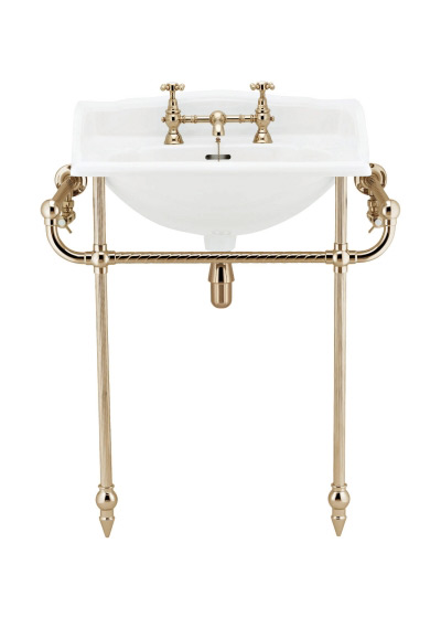Gentry Home Victorian konsola pod umywalkę chrom 9062