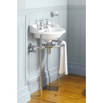 Gentry Home Victorian Konsola pod umywalkę podgrzewana Chrom 9088