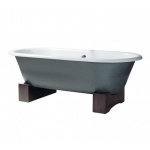 Gentry Home Violet Wanna wolnostojąca 170x78 z nogami biały 9153.103+9171