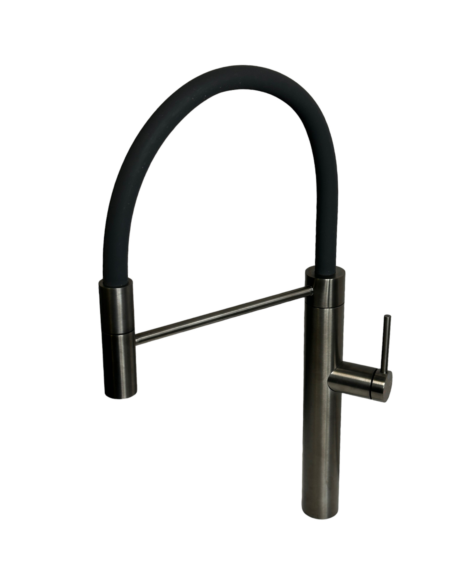 Gessi 316 Bateria kuchenna jednouchwytowa 1-otworowa Black Metal Brushed 60010.707 W MAGAZYNIE