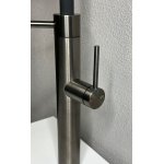       Gessi 316 Bateria kuchenna jednouchwytowa 1-otworowa Black Metal Brushed 60010.707 W MAGAZYNIE 