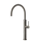 Gessi 316 Bateria kuchenna z obrotową wylewką Steel Brushed 60020.239
