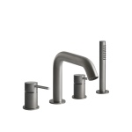 Gessi 316 Bateria wannowa 4-otworowa steel brushed 54037.239