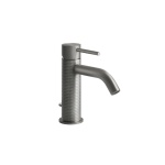 Gessi 316 Cesello Bateria umywalkowa jednootworowa z korkiem steel brushed 54401.239