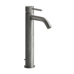 Gessi 316 Cesello Bateria umywalkowa jednootworowa z korkiem steel brushed 54404.239