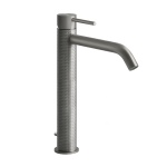 Gessi 316 Cesello Bateria umywalkowa jednootworowa z korkiem steel brushed 54403.239