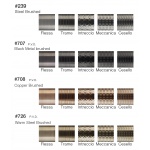 Gessi 316 Flessa Bateria umywalkowa trzyotworowa Steel Brushed 54012.239 / 54012239