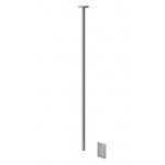 Gessi 316 Flessa Bateria umywalkowa elektroniczna sufitowa element zewnętrzny steel brushed 54026.239