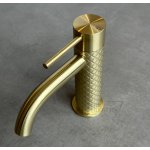      Gessi 316 Bateria umywalkowa sztorcowa bez korka Brushed Brass PVD 54102.727