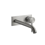 Gessi 316 Meccanica Bateria umywalkowa ścienna element zewnętrzny steel brushed 54290.239