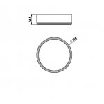 Gessi 316 Mydelniczka wolnostojąca biała z podstawą steel brushed 54725.239