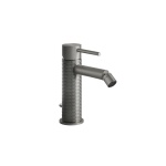 Gessi 316 Meccanica Bateria bidetowa jednootworowa z korkiem steel brushed 54207.239