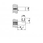 Gessi 316 Uchwyt na słuchawkę steel brushed 54160.239