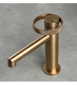       Gessi Anello Bateria umywalkowa warm bronze brushed pvd 63302.726