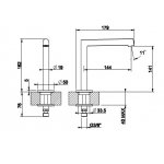 Gessi Anello Wylewka umywalkowa jednootworowa średnia chrom 63321.031