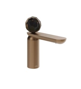 Gessi Perle Bateria umywalkowa z korkiem klik klak copper brushed pvd/murano sfaccettato 74251.708