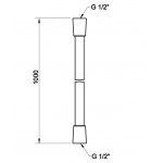 Gessi Cromalux Wąż prysznicowy chrom 28773.031