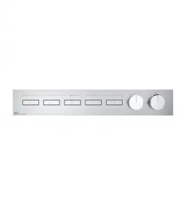 Gessi Hi-Fi Części zewnętrzne do mieszacza termostatycznego dla pięciu odrębnych funkcji, z przyciski włączania/wyłączania Chrom 63018.031