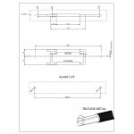 Gessi Diamantato Uchwyt i wieszak na ręcznik 600 mm Chrom 67646.031