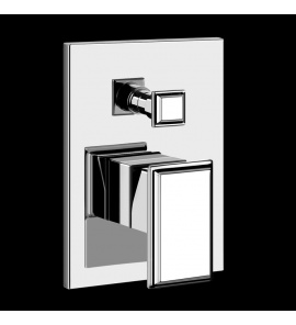 Gessi Eleganza Bateria wannowo-prysznicowa podtynkowa element zewnętrzny chrom 46079.031