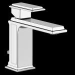 Gessi Eleganza Bateria umywalkowa jednootworowa z korkiem chrom 46001.031