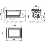 Gessi Venti20 Miska WC wisząca z deską wolnoopadającą biała 46753.518
