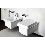 Gessi Venti20 Miska WC wisząca z deską wolnoopadającą biała 46753.518