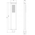 Gessi Eleganza Słuchawka prysznicowa chrom 46154.031