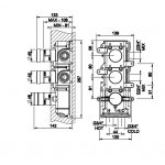 Gessi Element podtynkowy chrom 09264.031