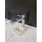     Gessi Emporio Armani Bateria umywalkowa jednootworowa brushed chrome z korkiem chrom 38601.147 WYPRZEDAŻ EKSPOZYCJI!!