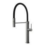 Gessi 316 Bateria kuchenna jednouchwytowa 1-otworowa Steel Brushed 60012.239