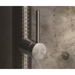  Gessi 316 Bateria kuchenna jednouchwytowa 1-otworowa Black Metal Brushed 60012.707