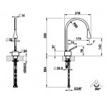 Gessi Goccia Bateria umywalkowa jednootworowa bez korka chrom 33601.031