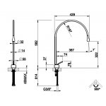 Gessi Goccia Bateria umywalkowa jednootworowa chrom 33603.031