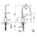 Gessi Goccia Bateria umywalkowa jednootworowa chrom 33604.031