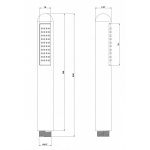 Gessi Goccia Słuchawka prysznicowa chrom 33754.031