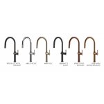 Gessi Habito Bateria kuchenna z obrotową wylewką Chrom 60670.031