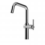 Gessi Habito Bateria kuchenna z obrotową wylewką Chrom 60650.031