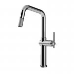 Gessi Habito Bateria kuchenna obrotowa z wyciąganą wylewką Chrom 60652.031