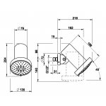 Gessi Habito Głowica prysznicowa finox 57269.149