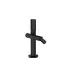 Gessi Incastri Bateria bidetowa z korkiem klik-klak Matte Black 75067.299