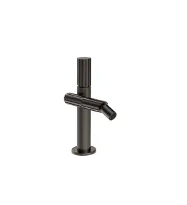 Gessi Incastri Bateria bidetowa bez korka Black Metal Brushed PVD 75068.707