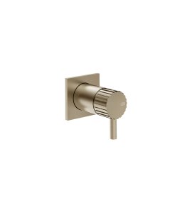 Gessi Incastri Bateria prysznicowa podtynkowa - element zewnętrzny Finox Brushed Nickel 75061.149