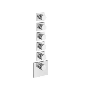 Gessi Incastri Bateria prysznicowa termostatyczna podtynkowa 5-drożna - element zewnętrzny Chrom 75310.031