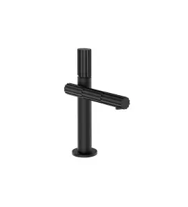 Gessi Incastri Bateria umywalkowa bez korka Matte Black 75002.299