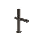 Gessi Incastri Bateria umywalkowa bez korka Black Metal Brushed PVD 75002.707