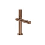Gessi Incastri Bateria umywalkowa z korkiem klik-klak Copper Brushed PVD 75051.708