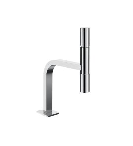 Gessi Incastri Bateria umywalkowa wisząca z korkiem klik-klak Chrom 75251.031