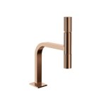 Gessi Incastri Bateria umywalkowa wisząca z korkiem klik-klak Copper PVD 75251.030